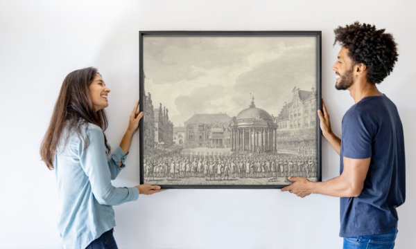 Vincent Jansz. van der Vinne (signed by artist)