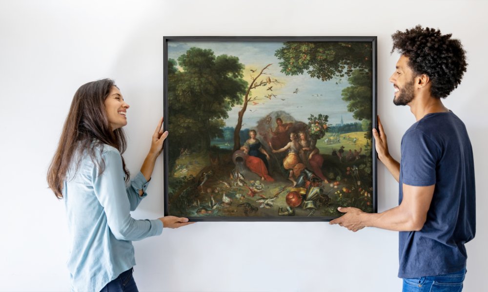 Jan the Younger & Francken or Franck Ambrosius II (c.1590-1632) Brueghel