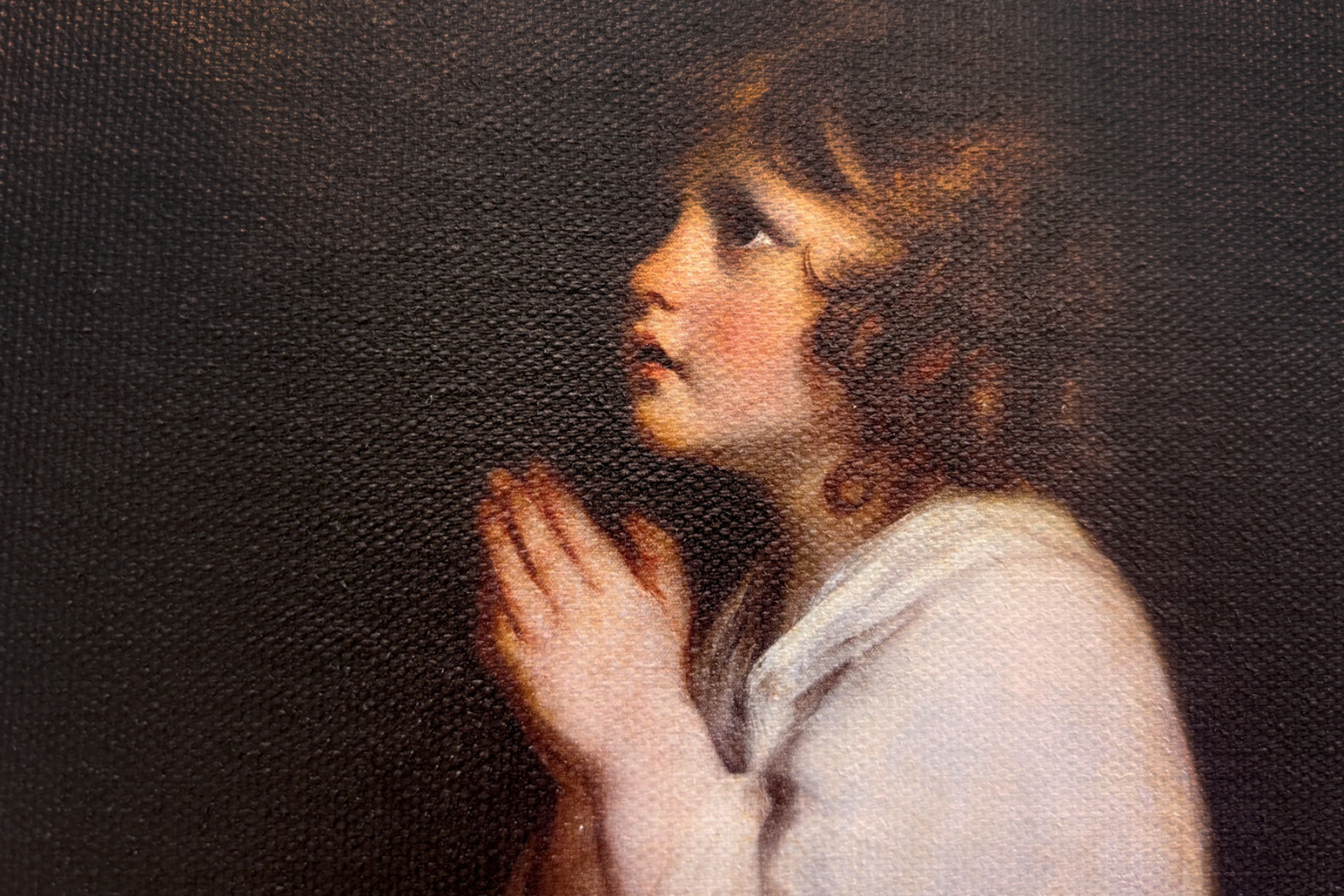 Der kleine Samuel im Gebet, 1777. Maße: 0,89x0,7 m. Montpellier, Musée Fabre (1723-1792) - Joshua Reynolds