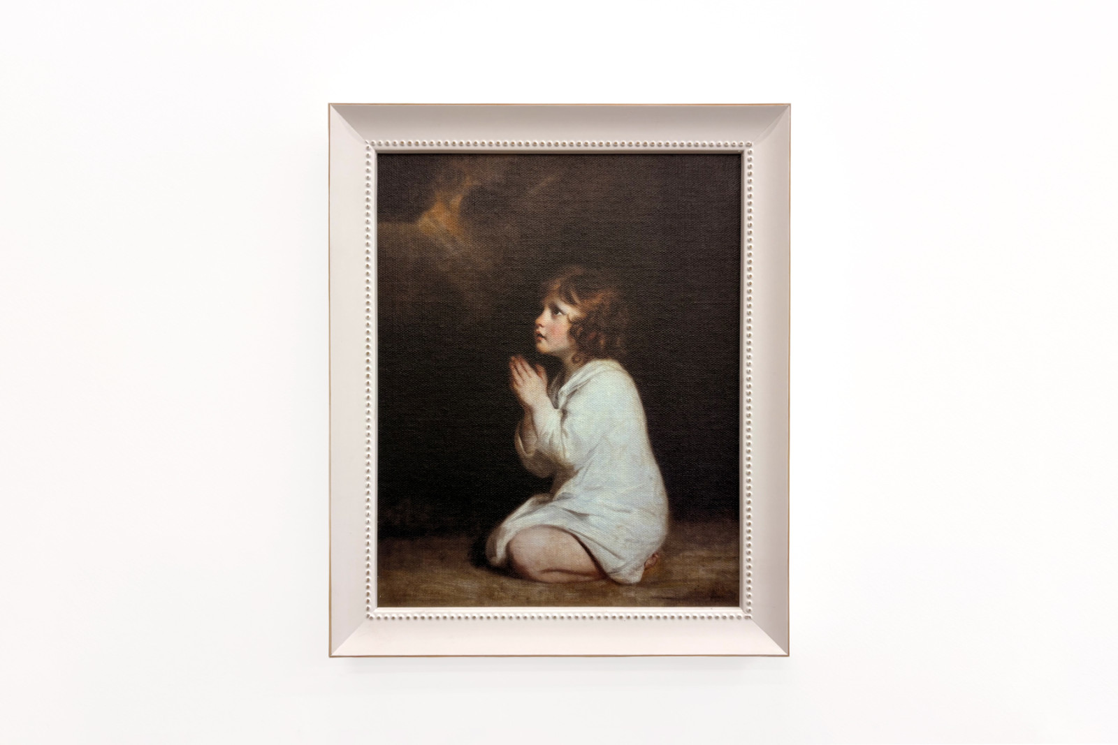 Der kleine Samuel im Gebet, 1777. Maße: 0,89x0,7 m. Montpellier, Musée Fabre (1723-1792) - Joshua Reynolds