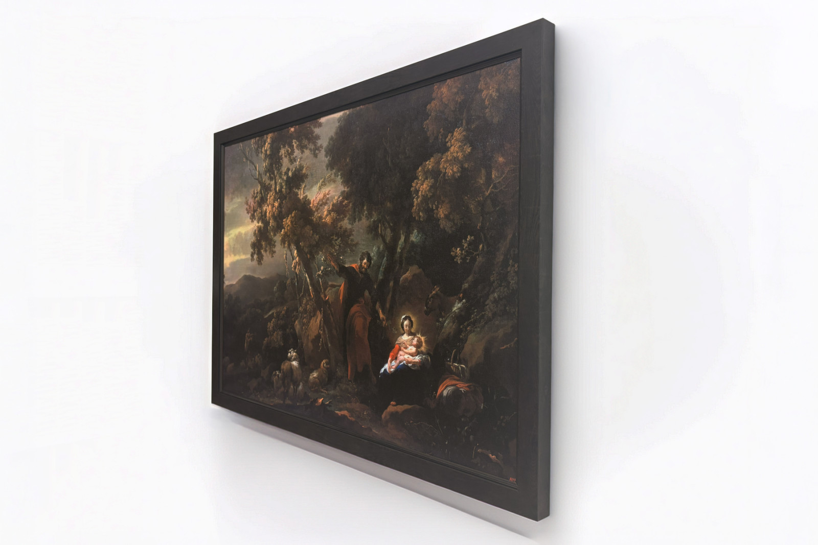 Ruhe auf der Flucht nach Ägypten, 17. Jahrhundert - Nicolaes Pietersz. Berchem