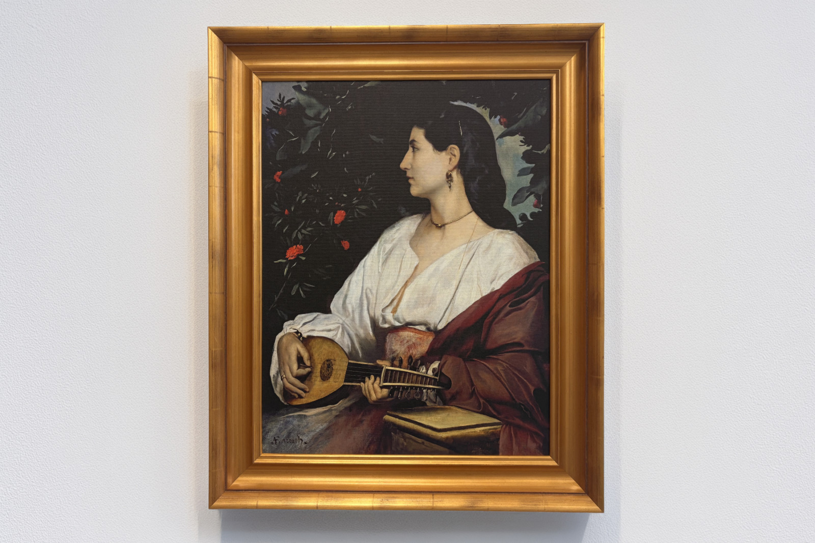 Der Mandolinenspieler, 1865 - Anselm Feuerbach
