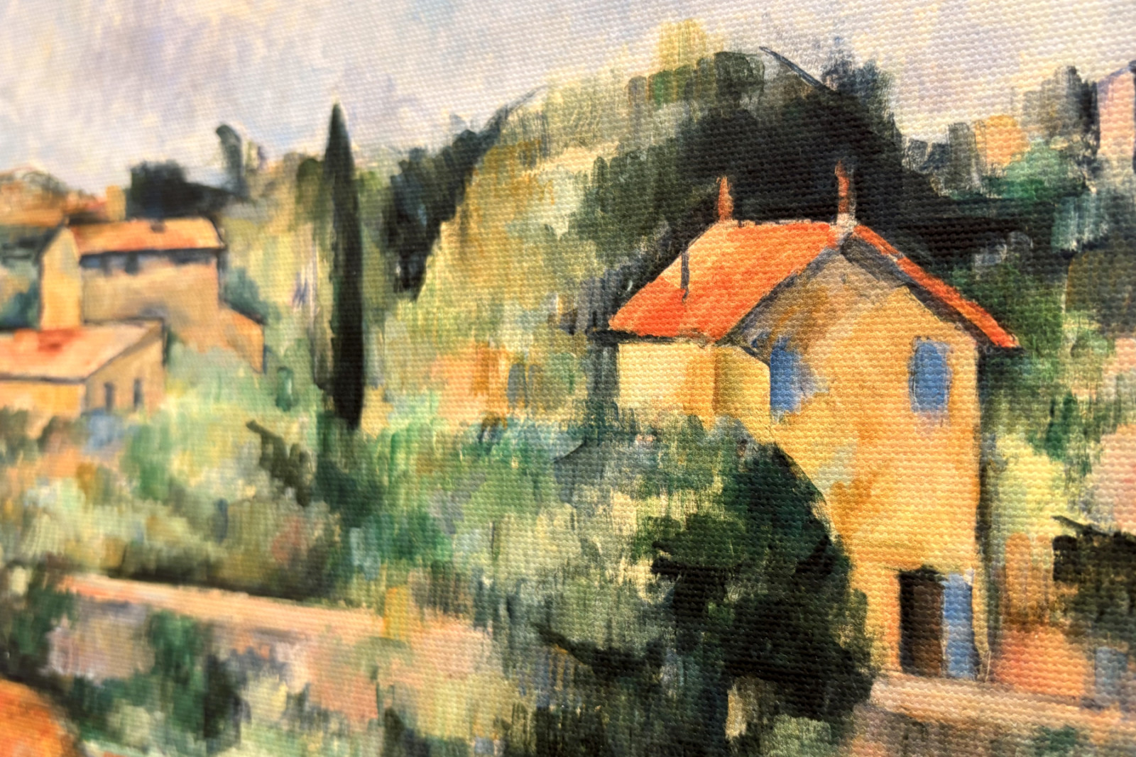 Die Bellevue-Ebene / Die roten Erden (La plaine de Bellevue / Les terres rouges) - Paul Cézanne