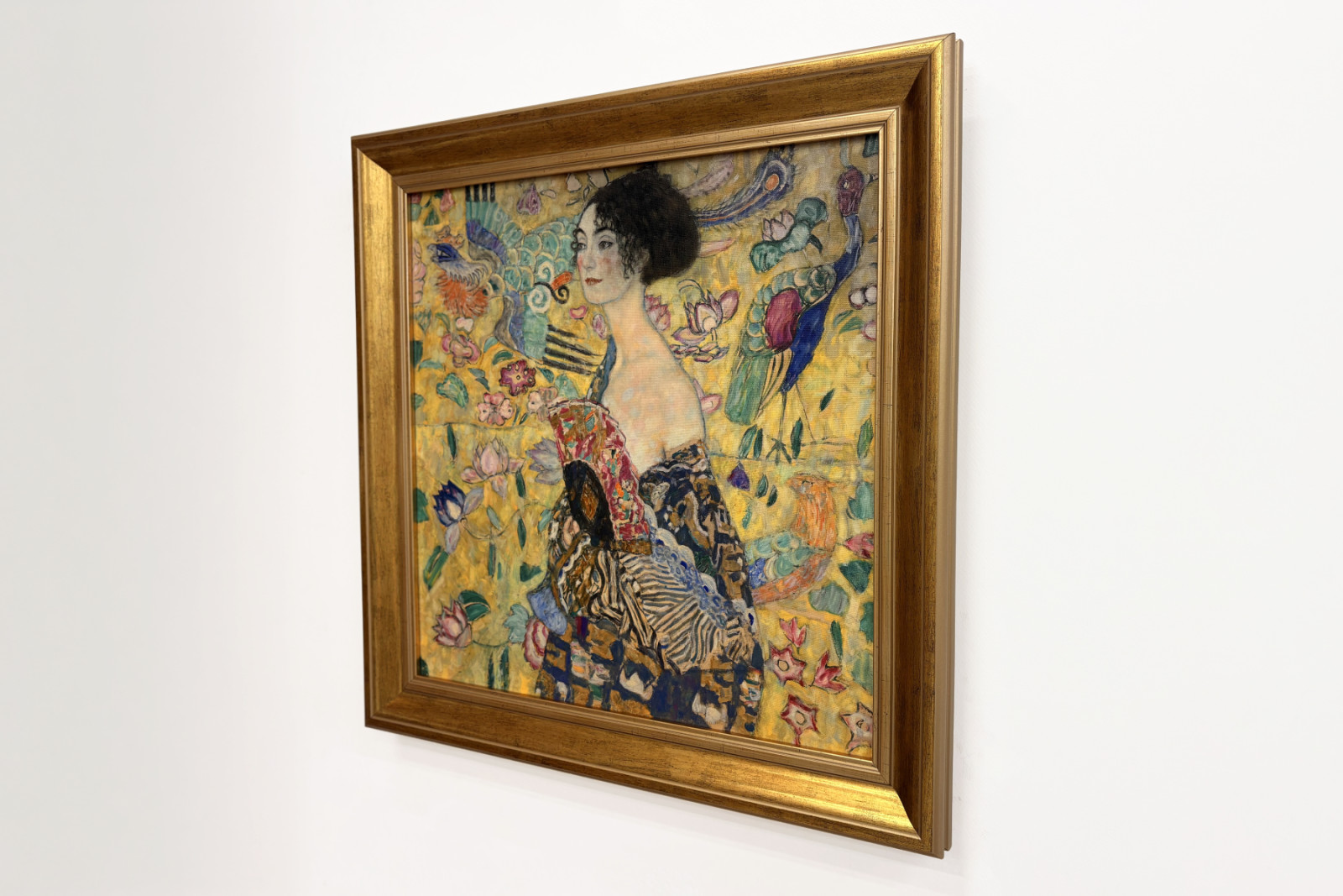 Dame mit Fächer - Gustav Klimt