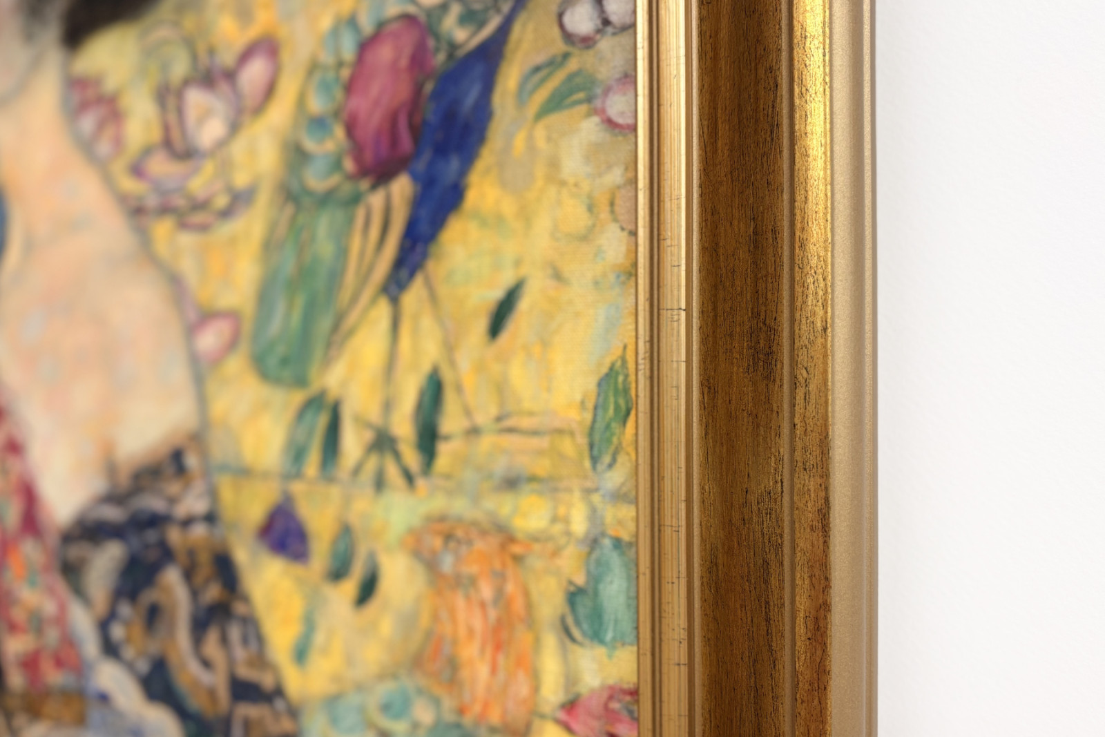 Dame mit Fächer - Gustav Klimt