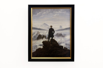 Der Wanderer über dem Nebelmeer - Caspar David Friedrich
