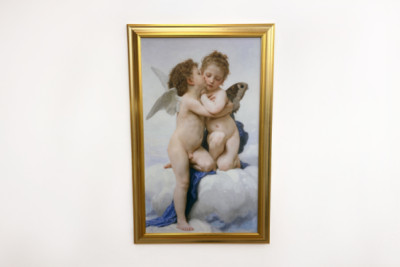 Amor und Psyche als Kinder, Der erste Kuss, 1890