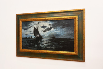 Segelschiff im Mondlicht - Paul Gauguin