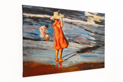 „Kinder am Strand“, 1900