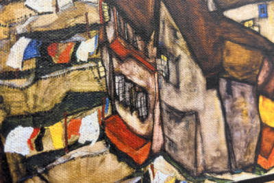 Häuserbogen, Krumau (das heutige Český Krumlov, Tschechoslowakei) (Die kleine Stadt V)