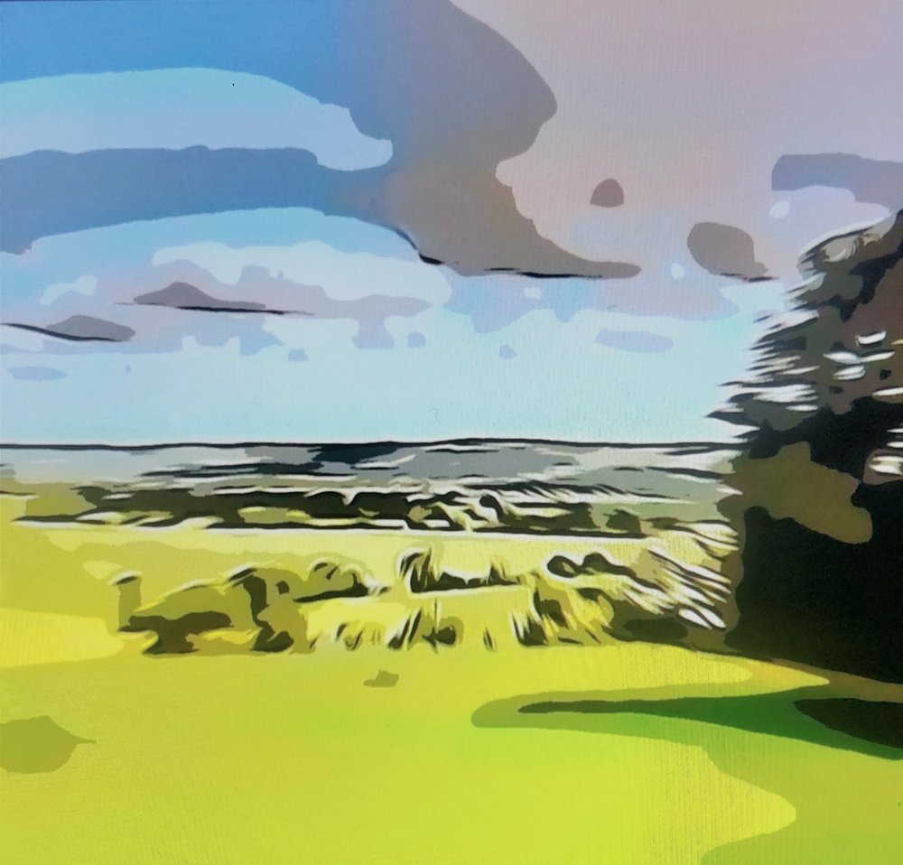 Digitale Landschaft 05 von M. Vet