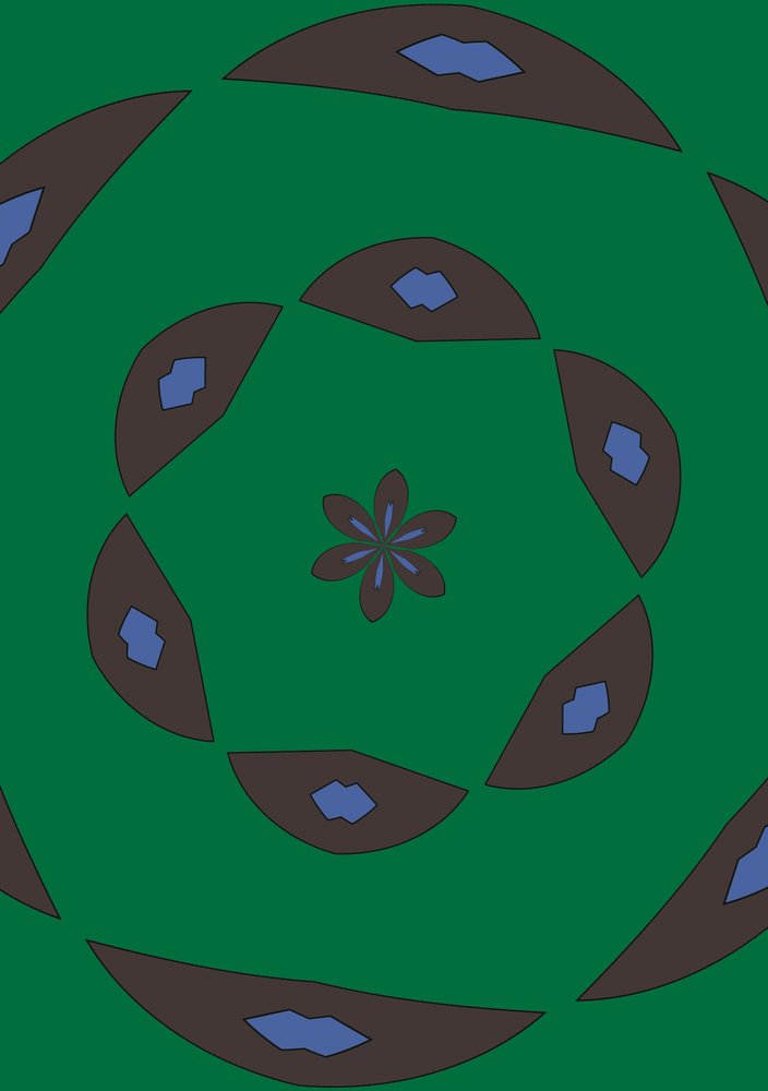Arabeske #8, 2019 von Alex Caminker
