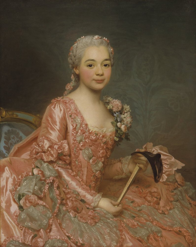 Unbekannte Dame, genannt Baronin de Neubourg-Cromière von Alexander Roslin