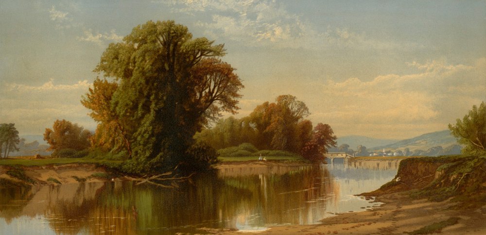 Früher Herbst am Esopus Creek von Alfred Thompson Bricher