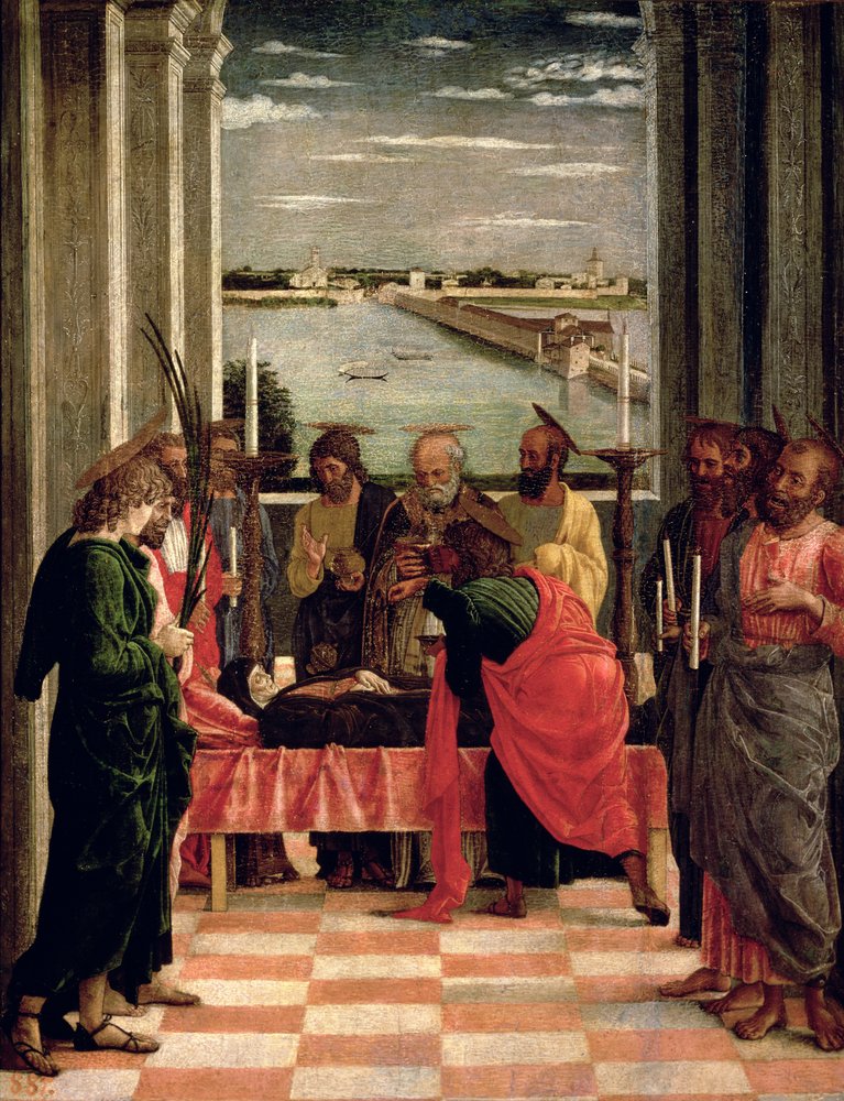 Der Tod der Jungfrau Maria von Andrea Mantegna