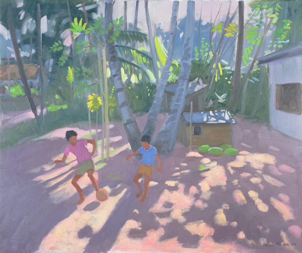 Fußball, Bentota, Sri Lanka, 1998 von Andrew Macara