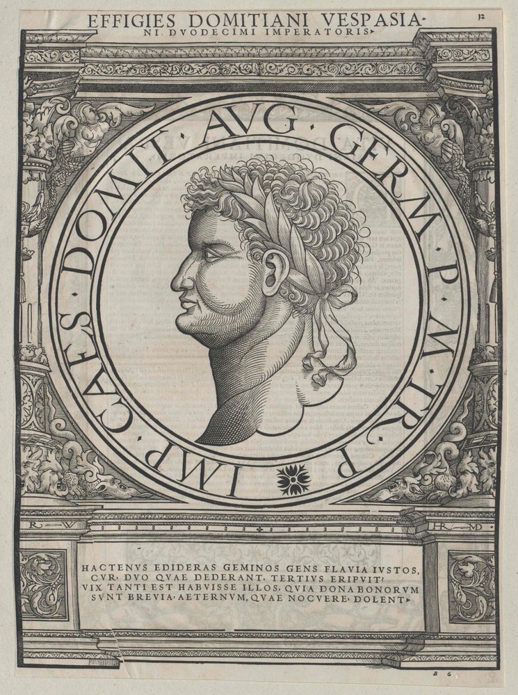 Römischer Kaiser Domitian von Artist Unknown