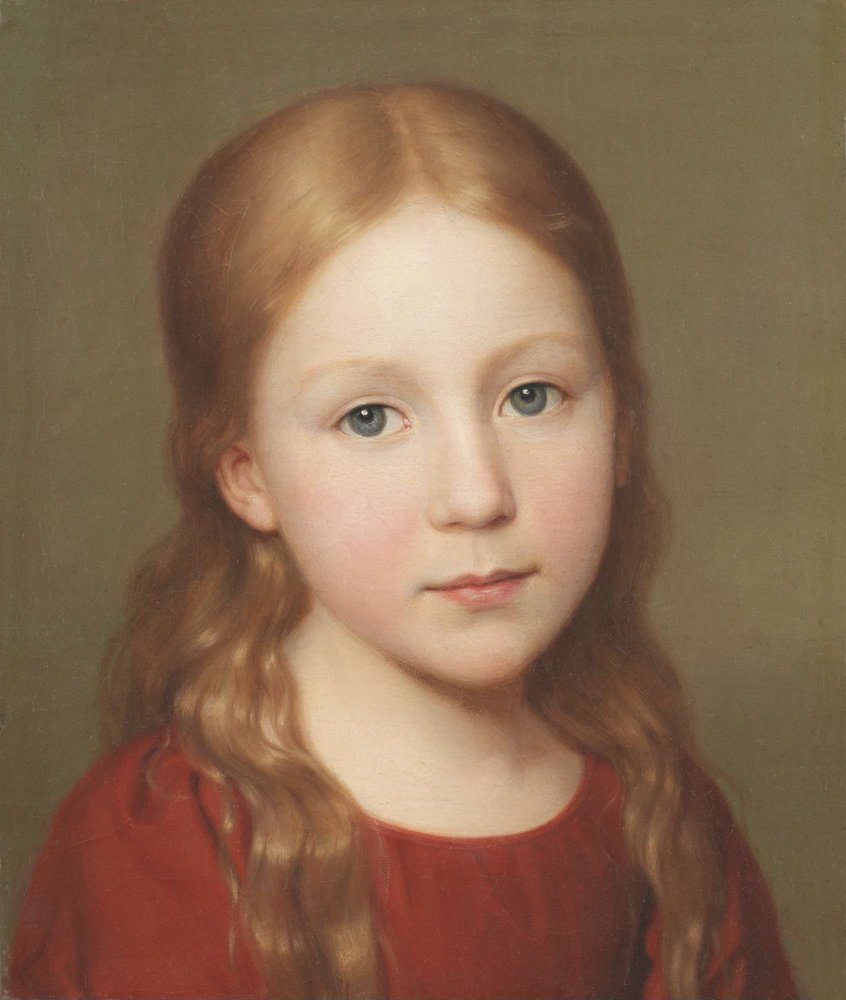 Porträt von Caroline von der Embde von August von der Embde