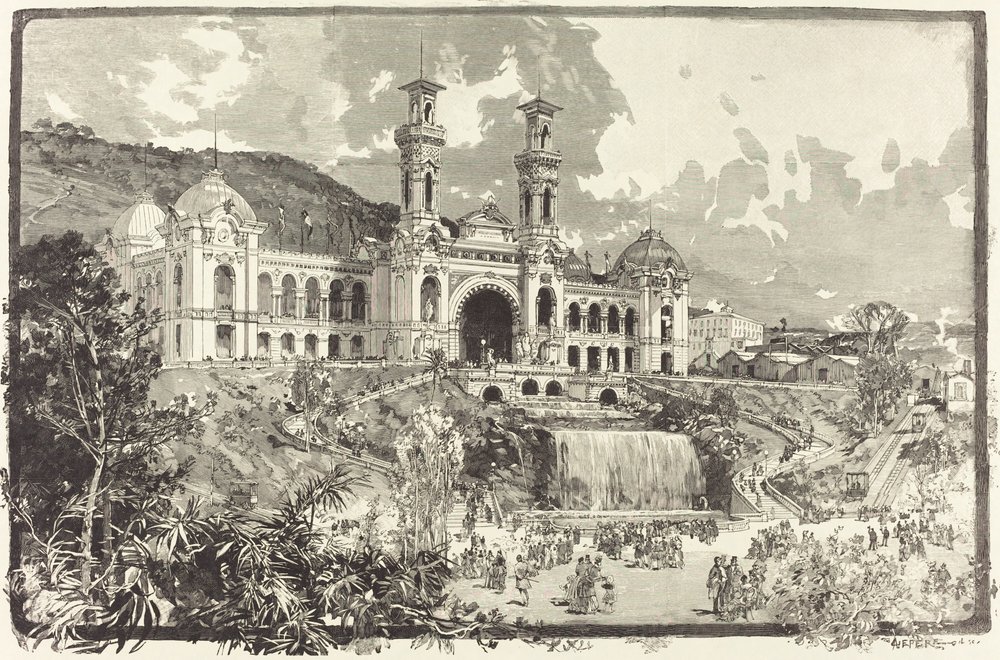 Ausstellung von Nizza von Auguste Lepere