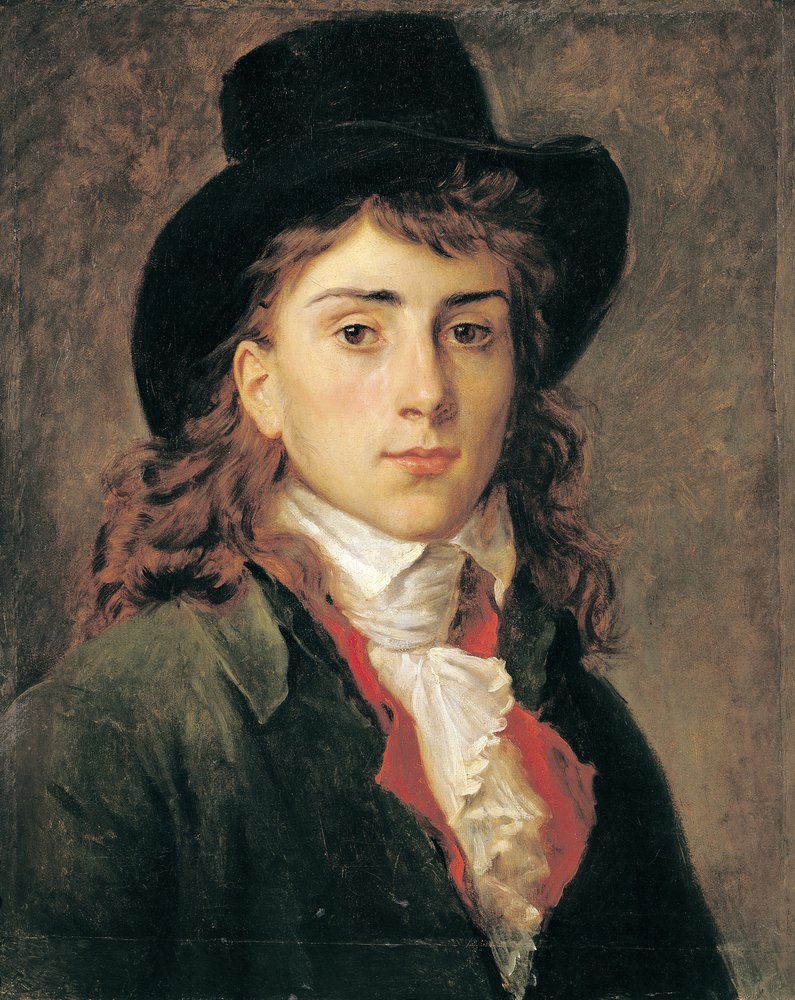 Porträt von Baron Antoine Jean Gros im Alter von 20 Jahren von Baron François Pascal Simon Gérard