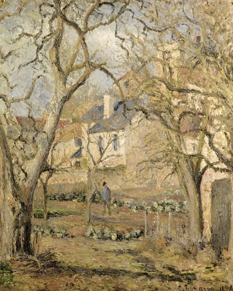 Der Gemüsegarten, 1878 von Camille Jacob Pissarro