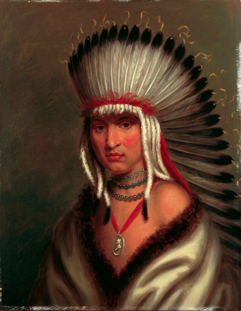 Petalesharro (Großzügiger Häuptling), Pawnee von Charles Bird King