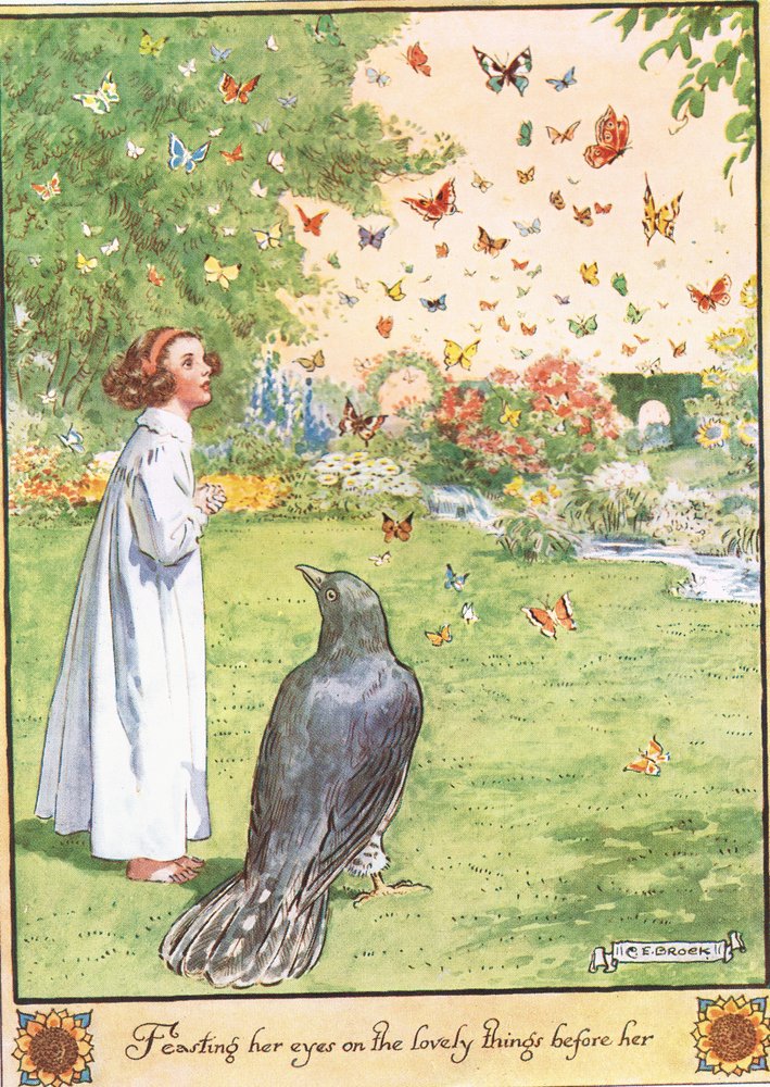 Ihre Augen an den schönen Dingen weiden, Illustration aus 