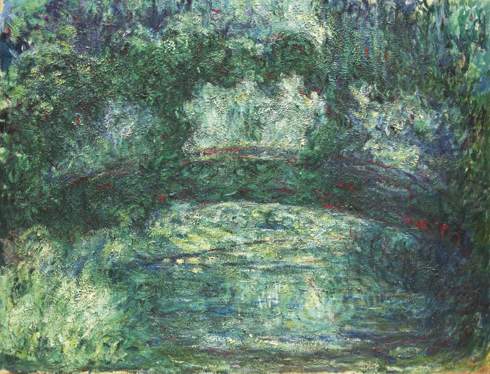 Die Japanische Brücke von Claude Monet