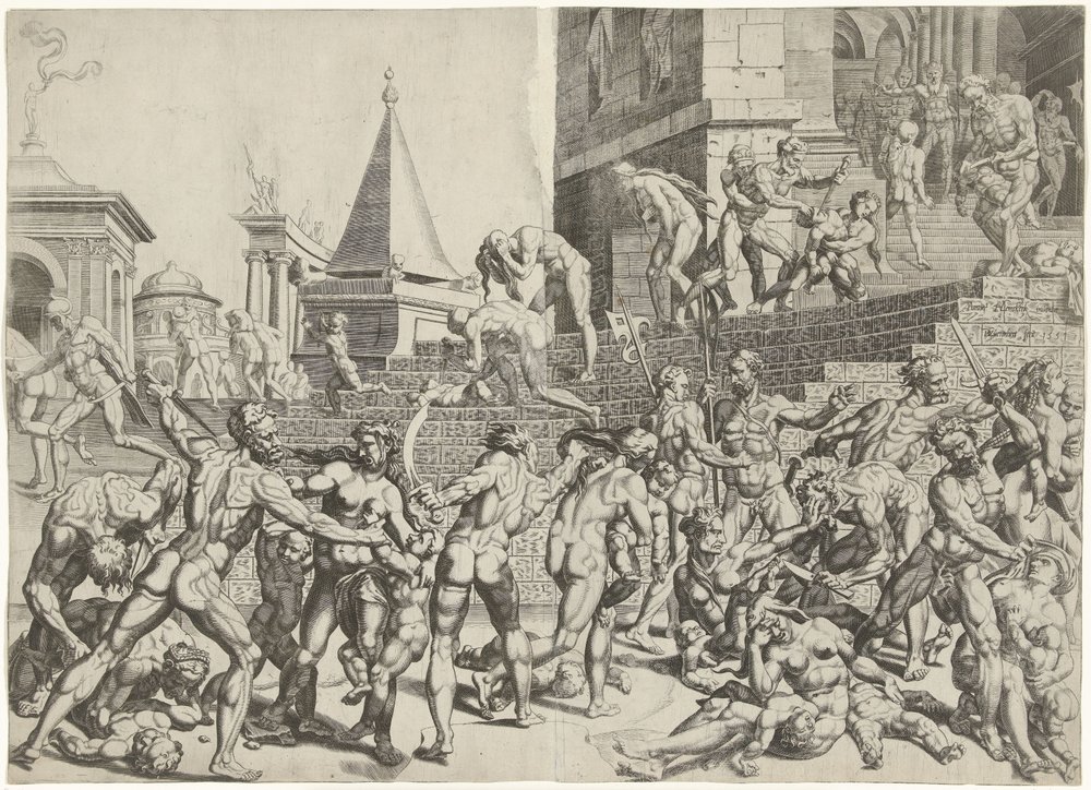 Kindermord in Bethlehem von Dirck Volckertsz. Coornhert