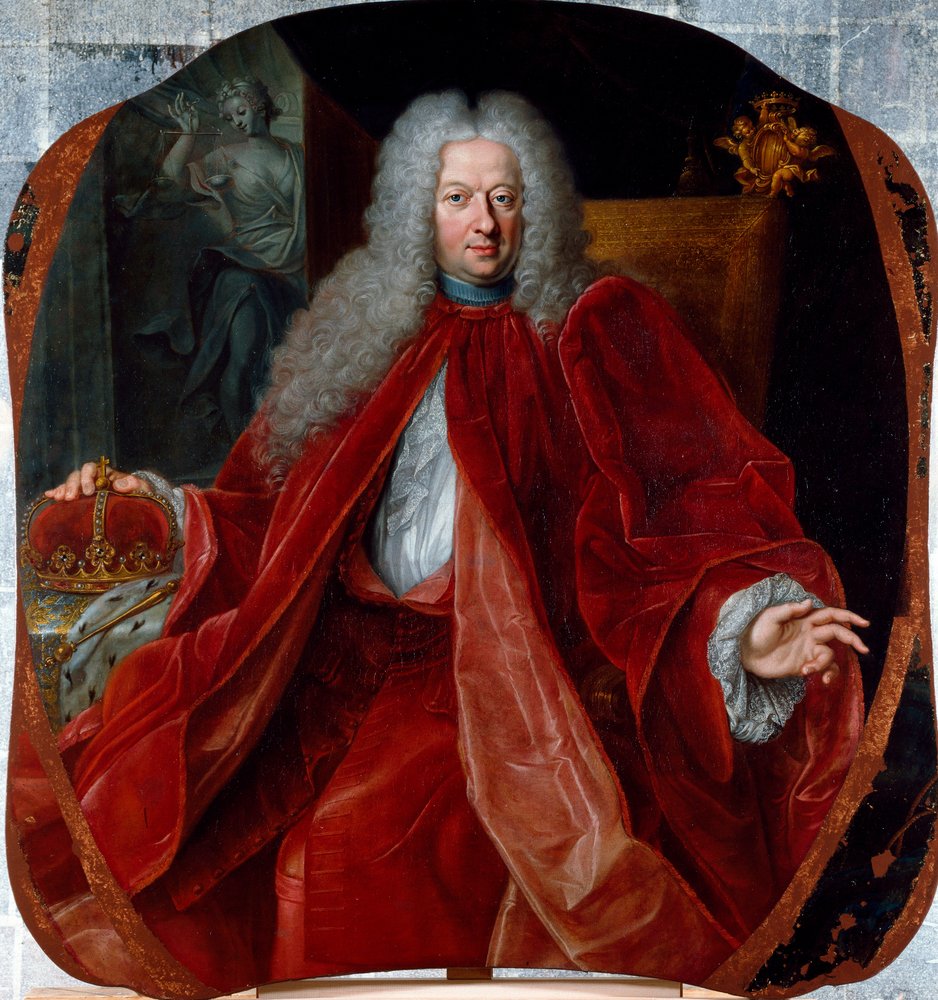 Porträt von Domenico Negrone (1672-1736), Doge der Republik Genua von 1723 bis 1726 von Domenico Parodi
