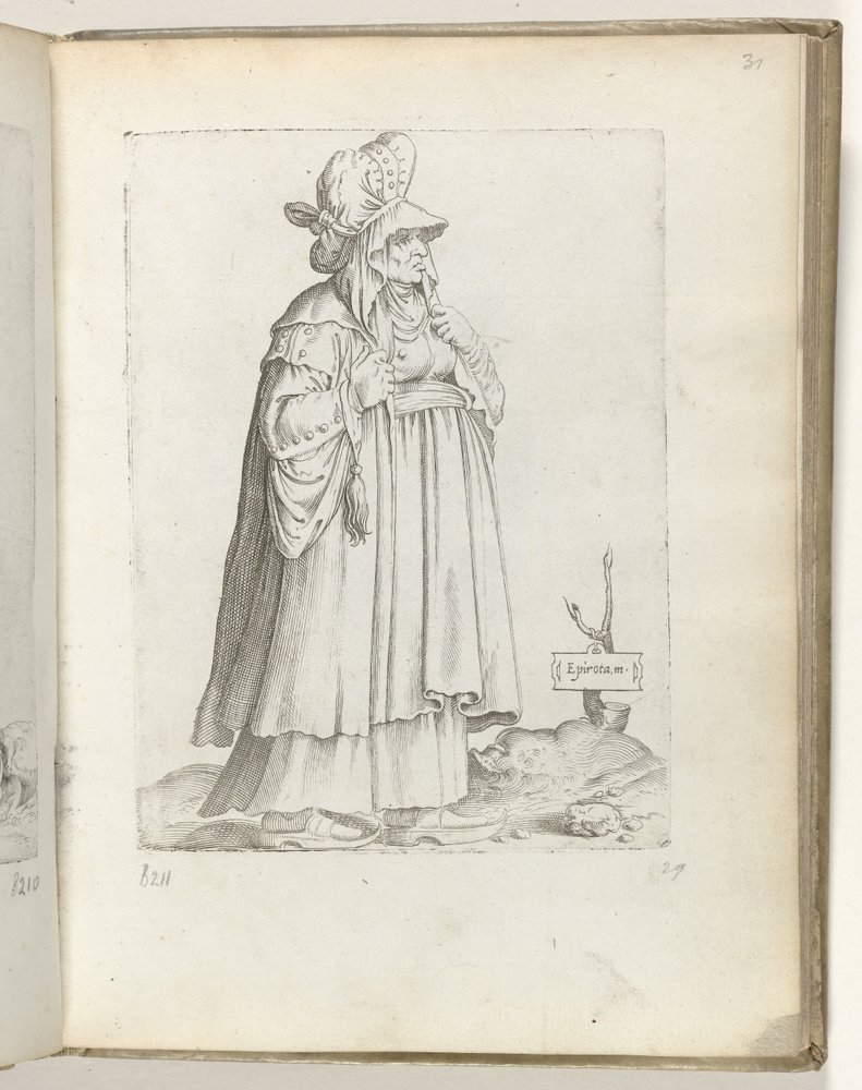 Epirota Frau (Frau aus den Pyrenäen) von Enea Vico