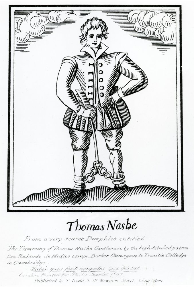 Thomas Nashe aus einer sehr seltenen Broschüre mit dem Titel 