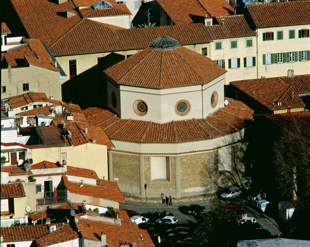 Rotunde von Santa Maria degli Angeli, begonnen 1434 von Filippo Brunelleschi