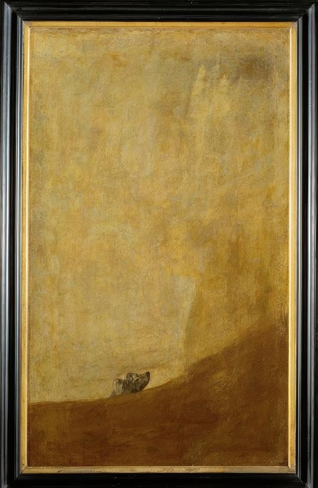 Hund von Francisco de Goya