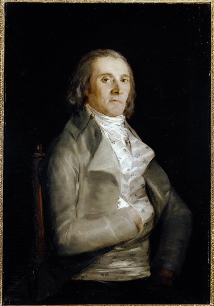 Porträt von Don Andres del Peral (aktiv 1770-1820), Malerdekorateur von Francisco de Goya