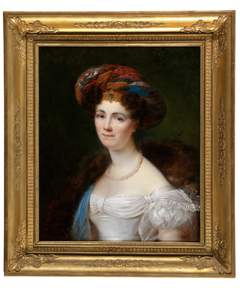 Porträt von Josephine Victoire Meslier-Duvey von François-Joseph Kinsoen