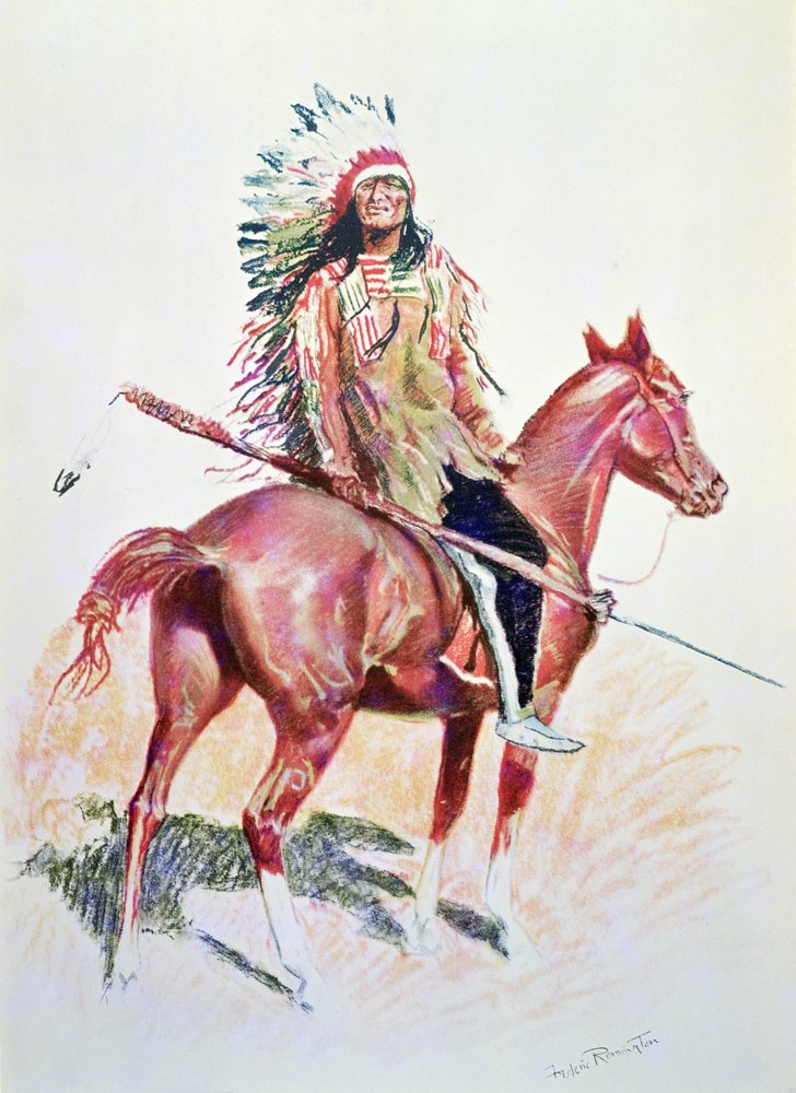 Sioux-Häuptling von Frederic Remington