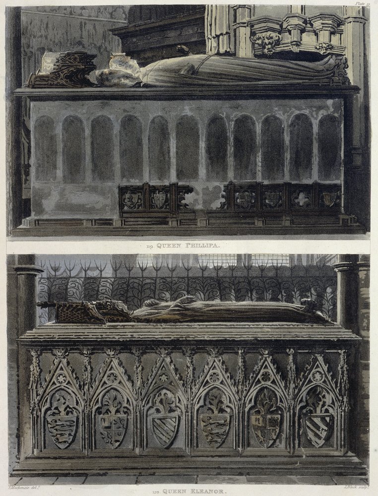 Die Gräber von Königin Philippa und Königin Eleanor, Platte 51 aus 