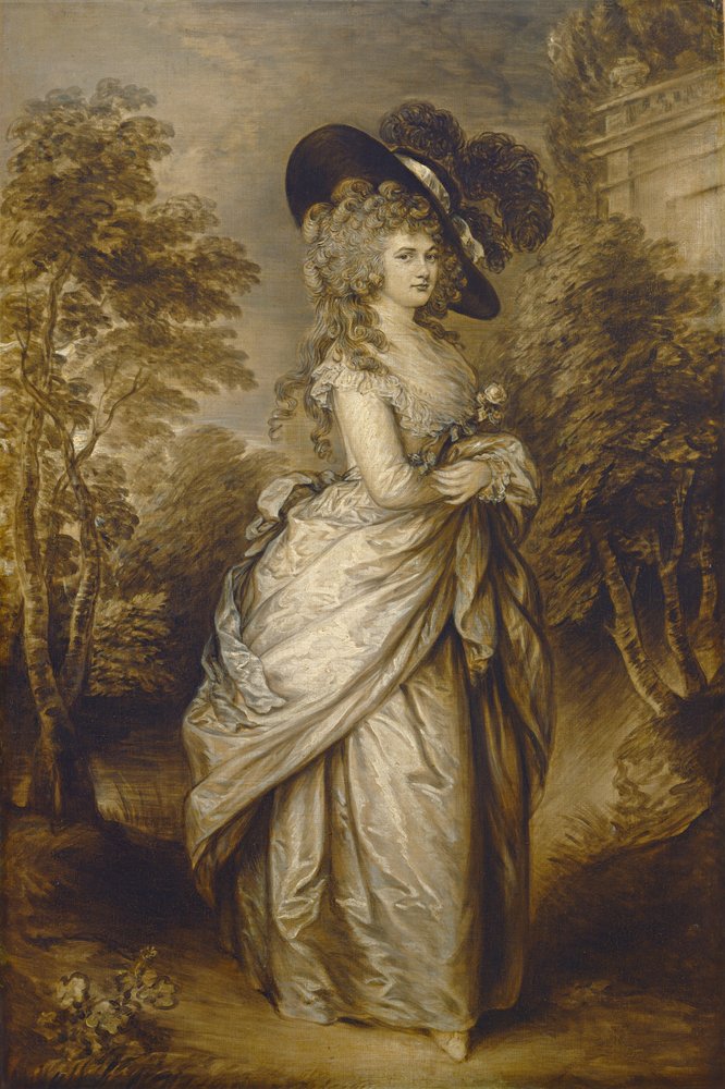 Georgiana, Herzogin von Devonshire von Gainsborough Dupont