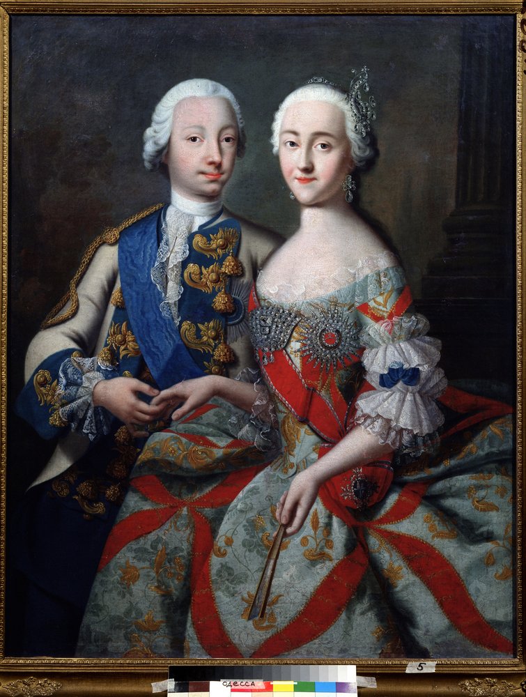 Porträt des Großfürsten Pjotr Fjodorowitsch (der später Peter III. von Russland wird) von Georg Christoph Grooth