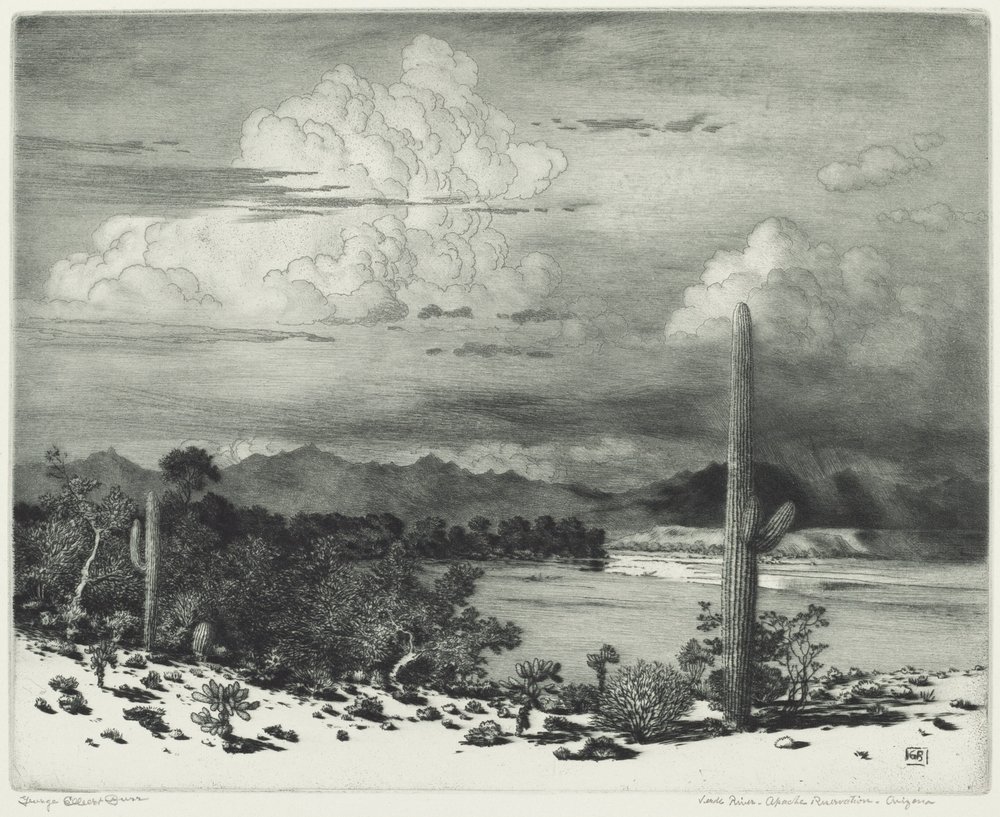Verde River, Apache-Reservat, Arizona von George Elbert Burr