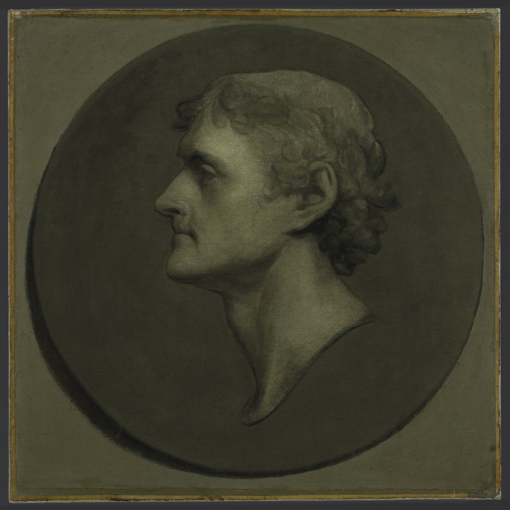Thomas Jefferson (Das Medaillonporträt), 1805 von Gilbert Stuart