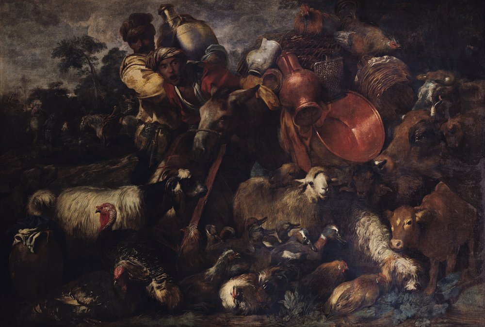 Die Karawane von Giovanni Benedetto Castiglione