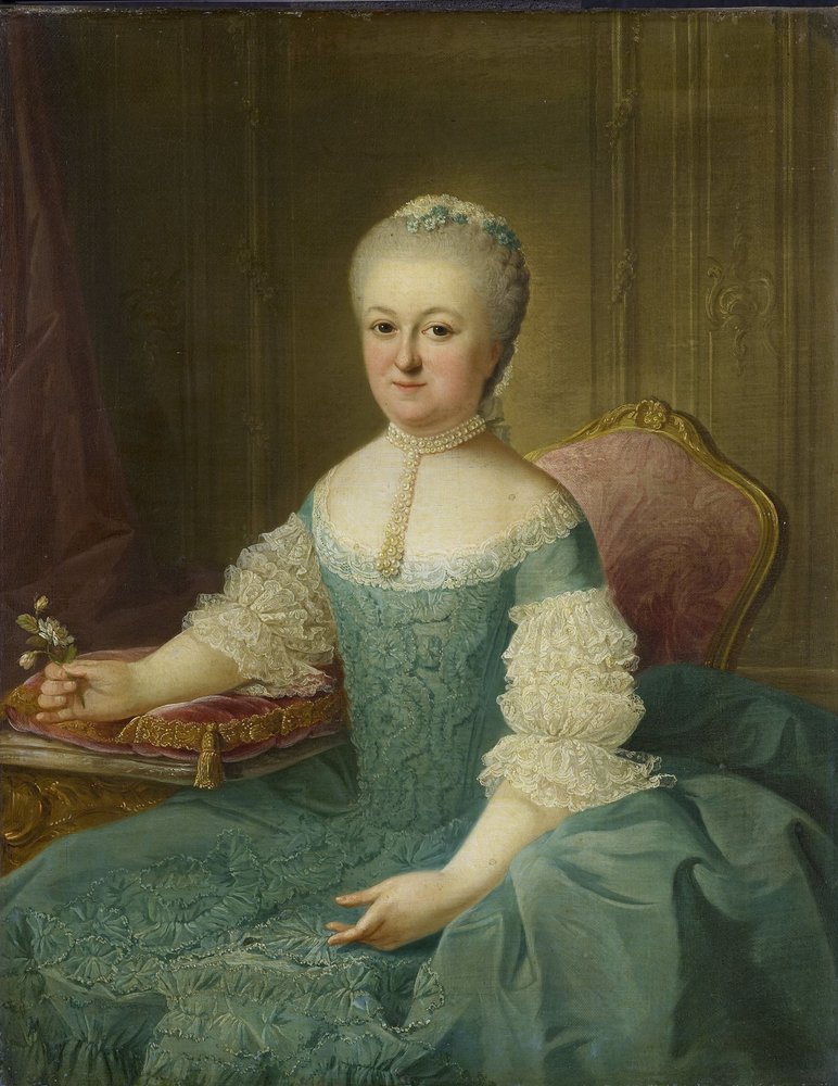 Porträt einer Dame aus der Familie van de Poll von Guillaume de Spinny