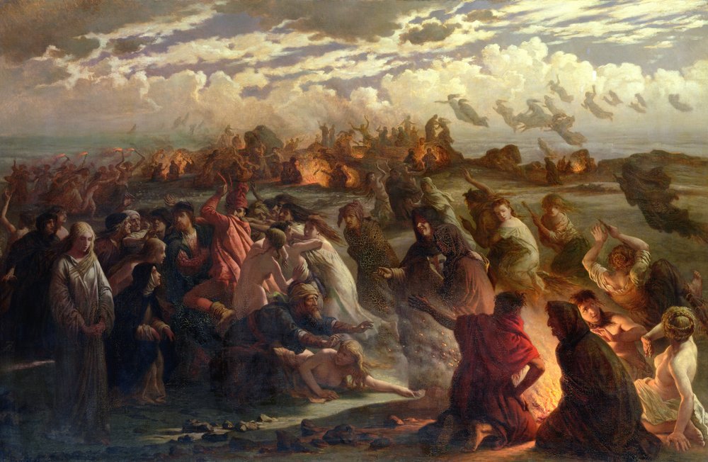 Walpurgisnacht, 1862 von Gustav Adolph Spangenberg
