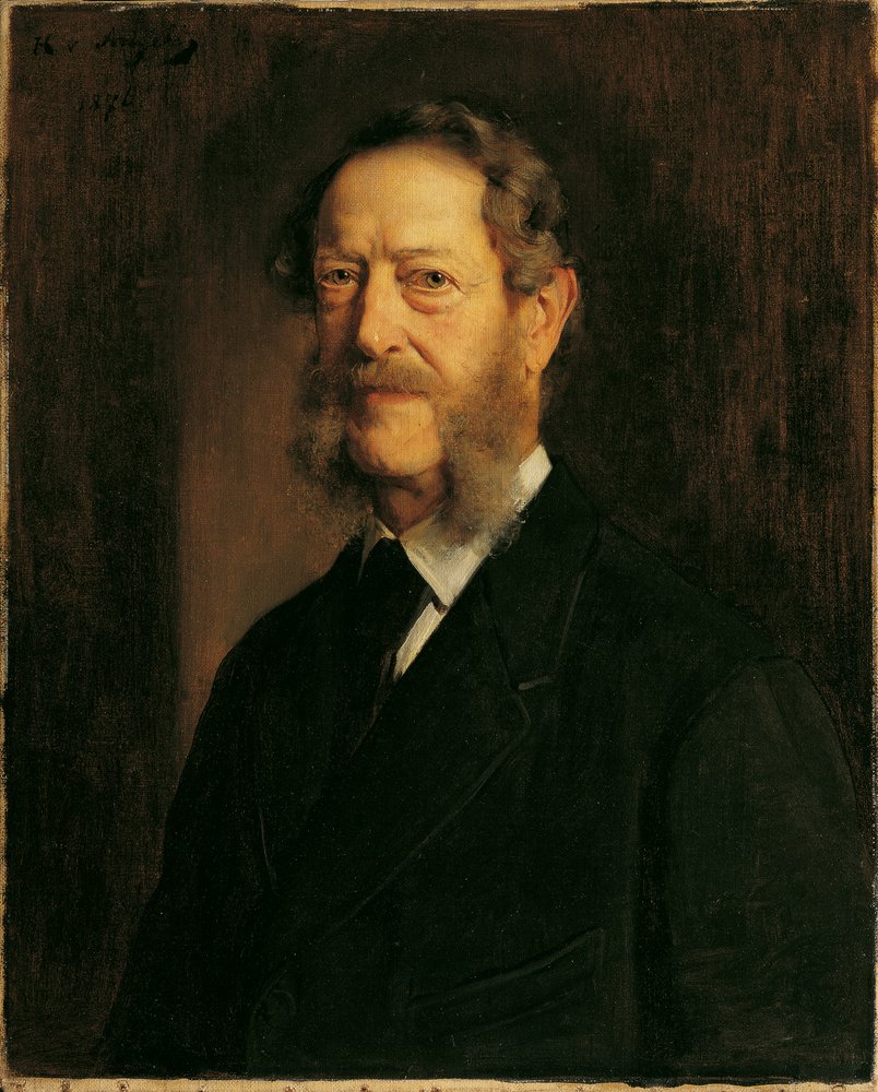 Der Dichter Anastasius Grün (alias Anton Alexander Graf von Auersperg) von Heinrich von Angeli