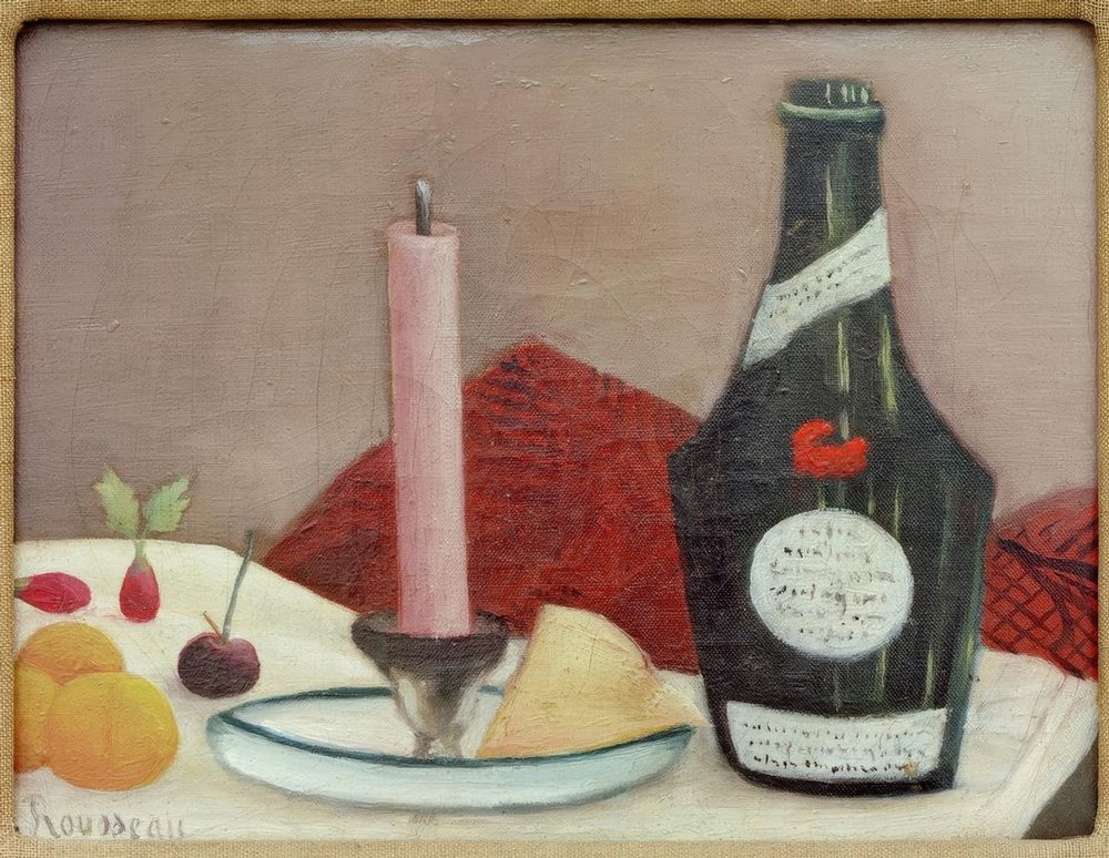 Die rosa Kerze von Henri Rousseau: hochwertiger Kunstdruck