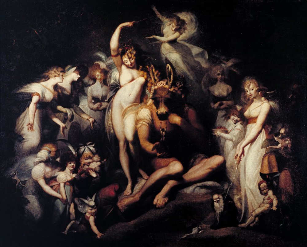 Titania und Bottom von Johann Heinrich Füssli