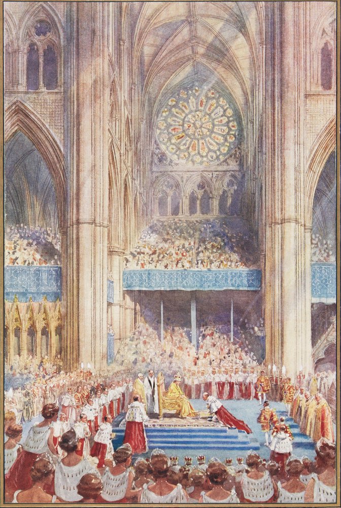 Die Krönung von König Georg VI. von Henry Charles Brewer