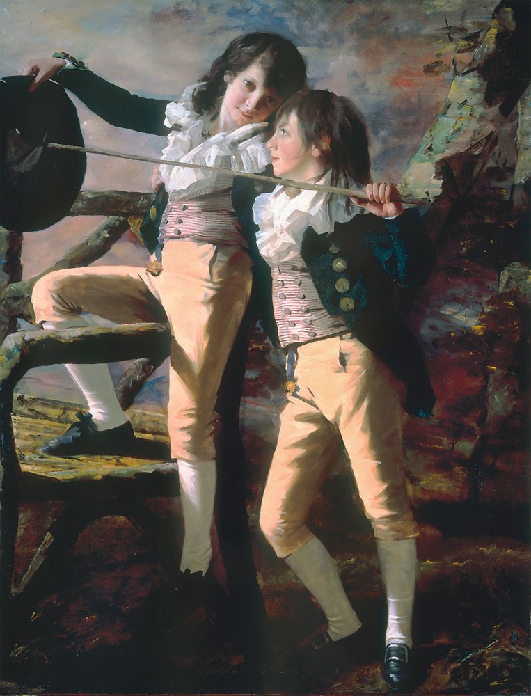 Die Allen Brüder (Porträt von James und John Lee Allen) von Henry Raeburn